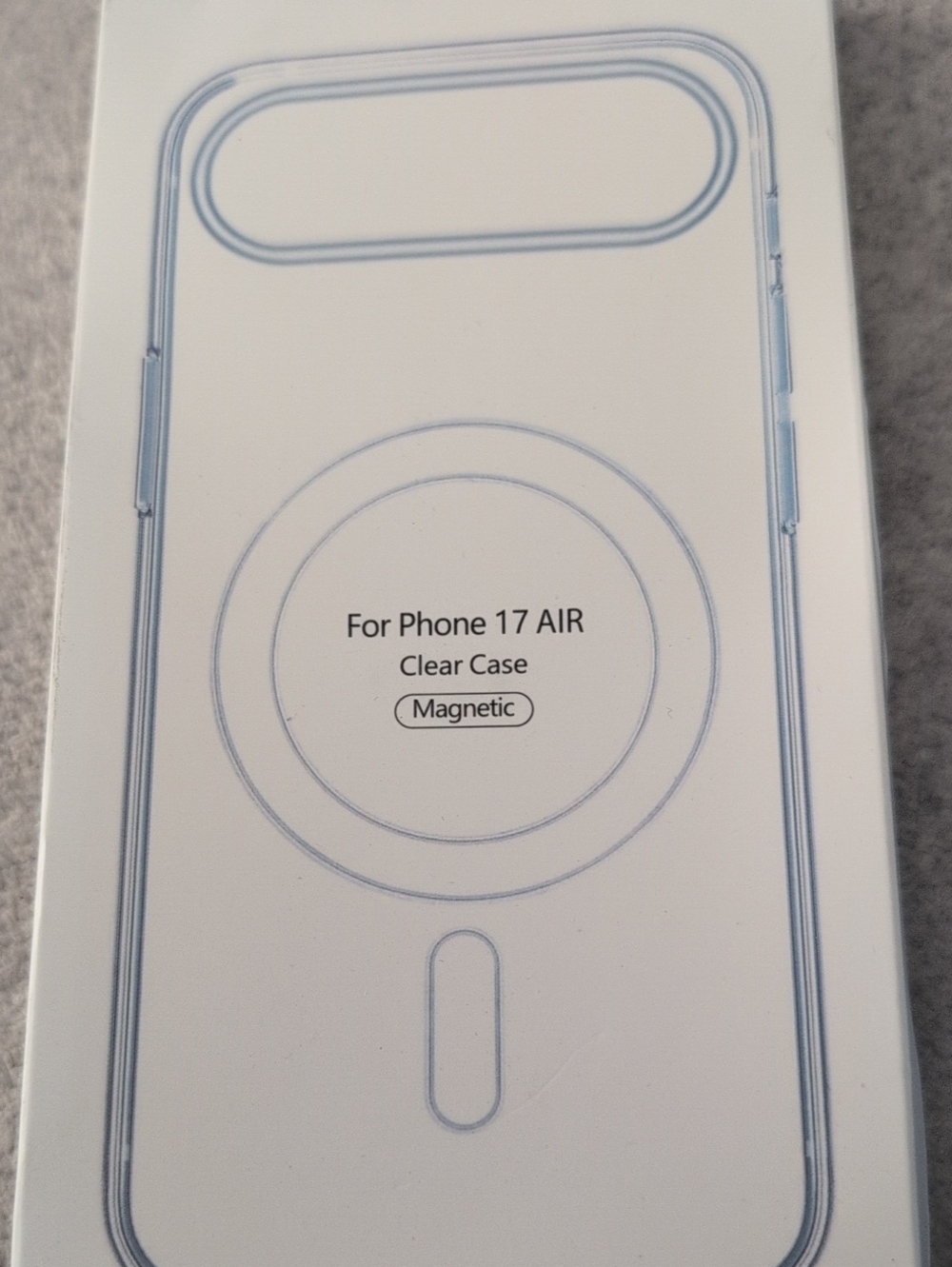 Clear Magnetic Phone Case for Phone 17 AIR - Transparent